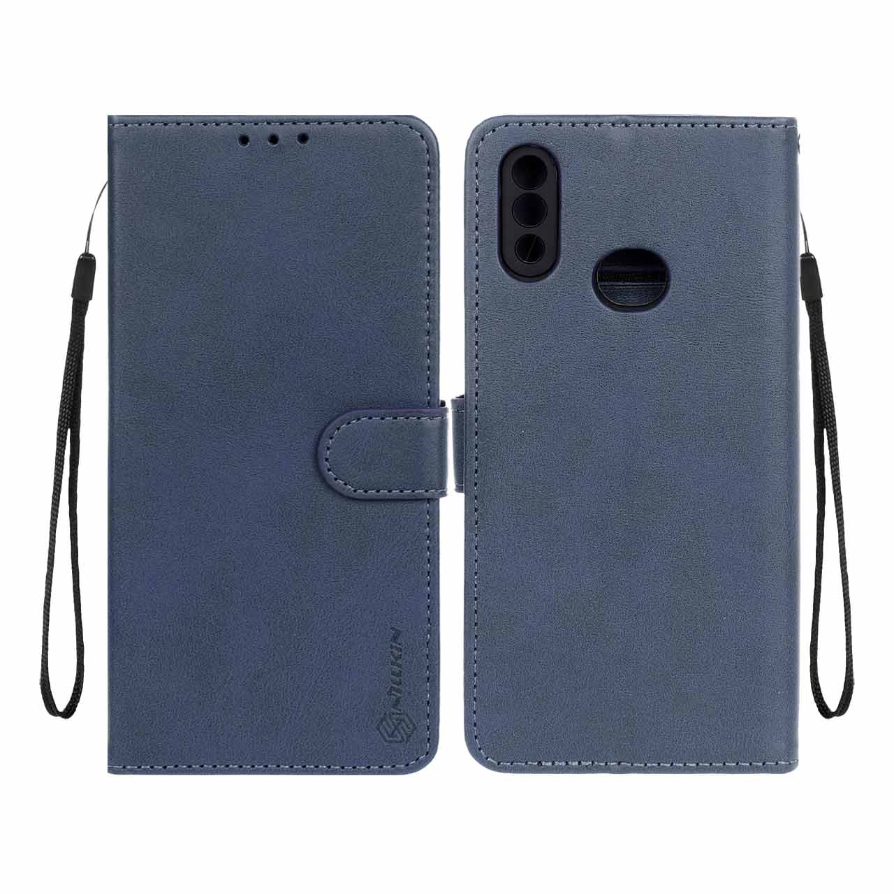 کیف موبایل مگنتی Nillkin مدل Samsung Galaxy A10s / M01s - سرمه ای